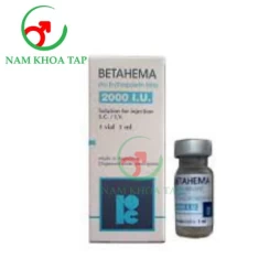 Betahema 2000IU - Thuốc điều trị thiếu máu